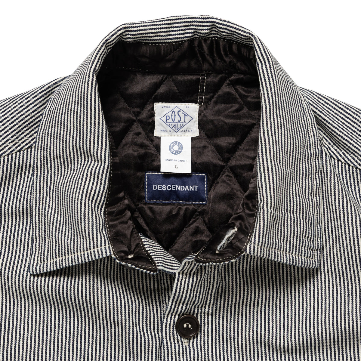 CRA90 HICKORY STRIPE JACKET POST O'ALLS – DESCENDANT KYOTO