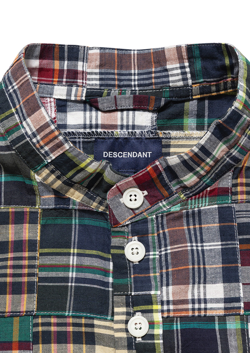 TETTY PULLOVER PATCHWORK LS SHIRT – DESCENDANT KYOTO（ディセンダ