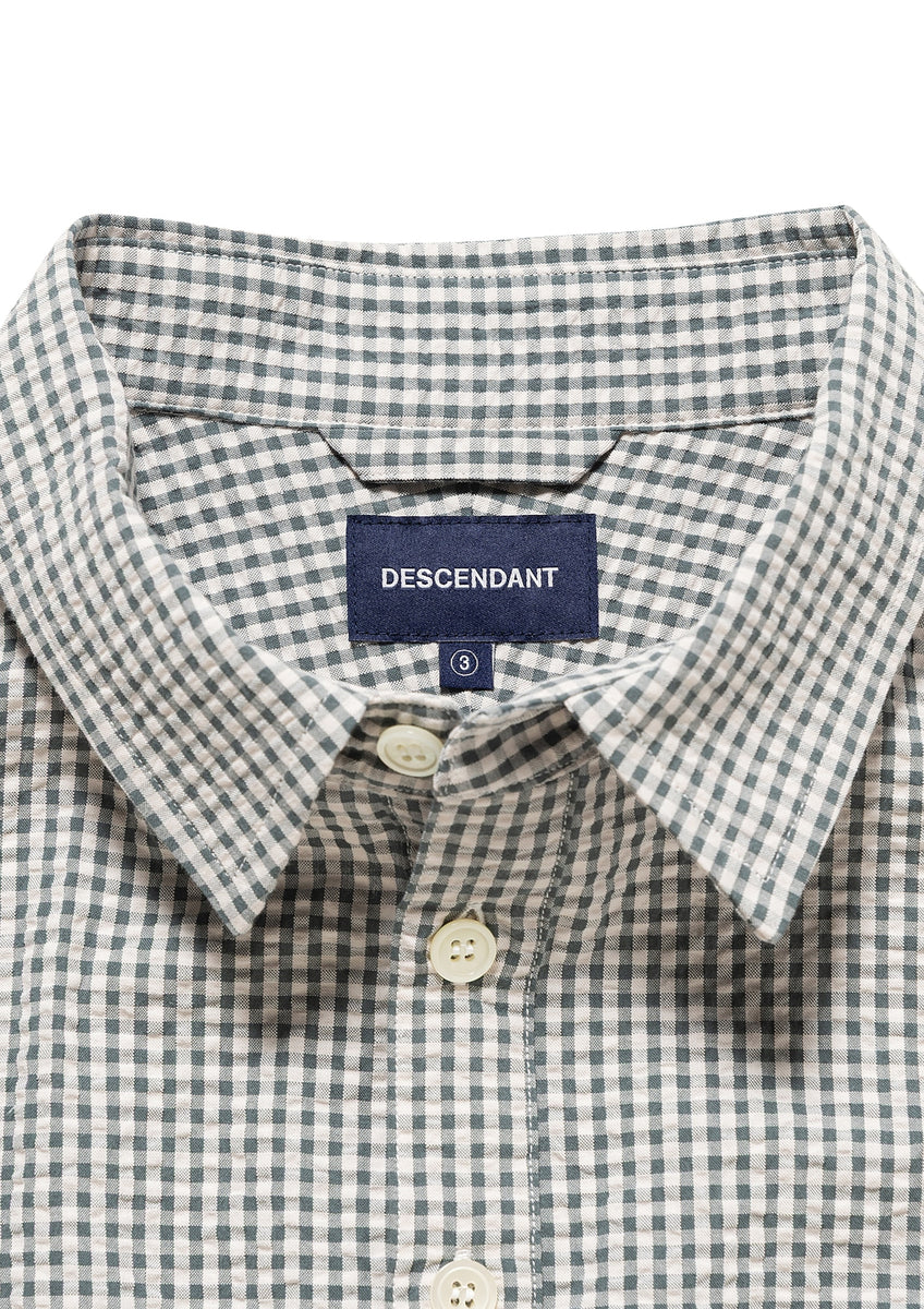 VOIL PULLOVER PLAID SS SHIRT – DESCENDANT KYOTO（ディセンダント京都）
