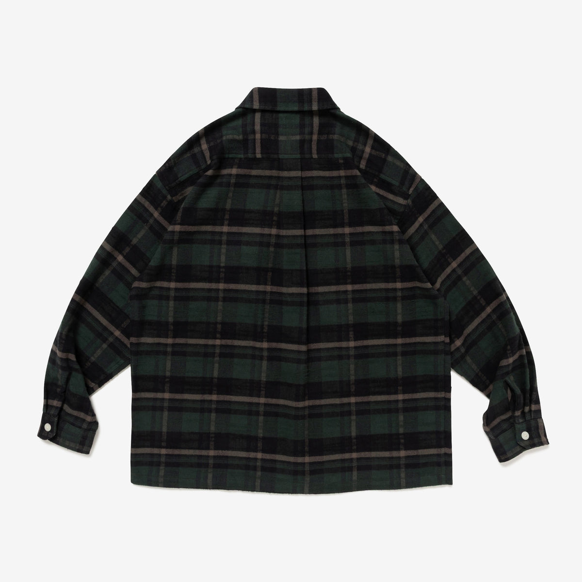 DESCENDANT Vanning plaid ls sirts サイズ3 DESCENDANT/VANNING PLAID LS SHIRT (BLUE)