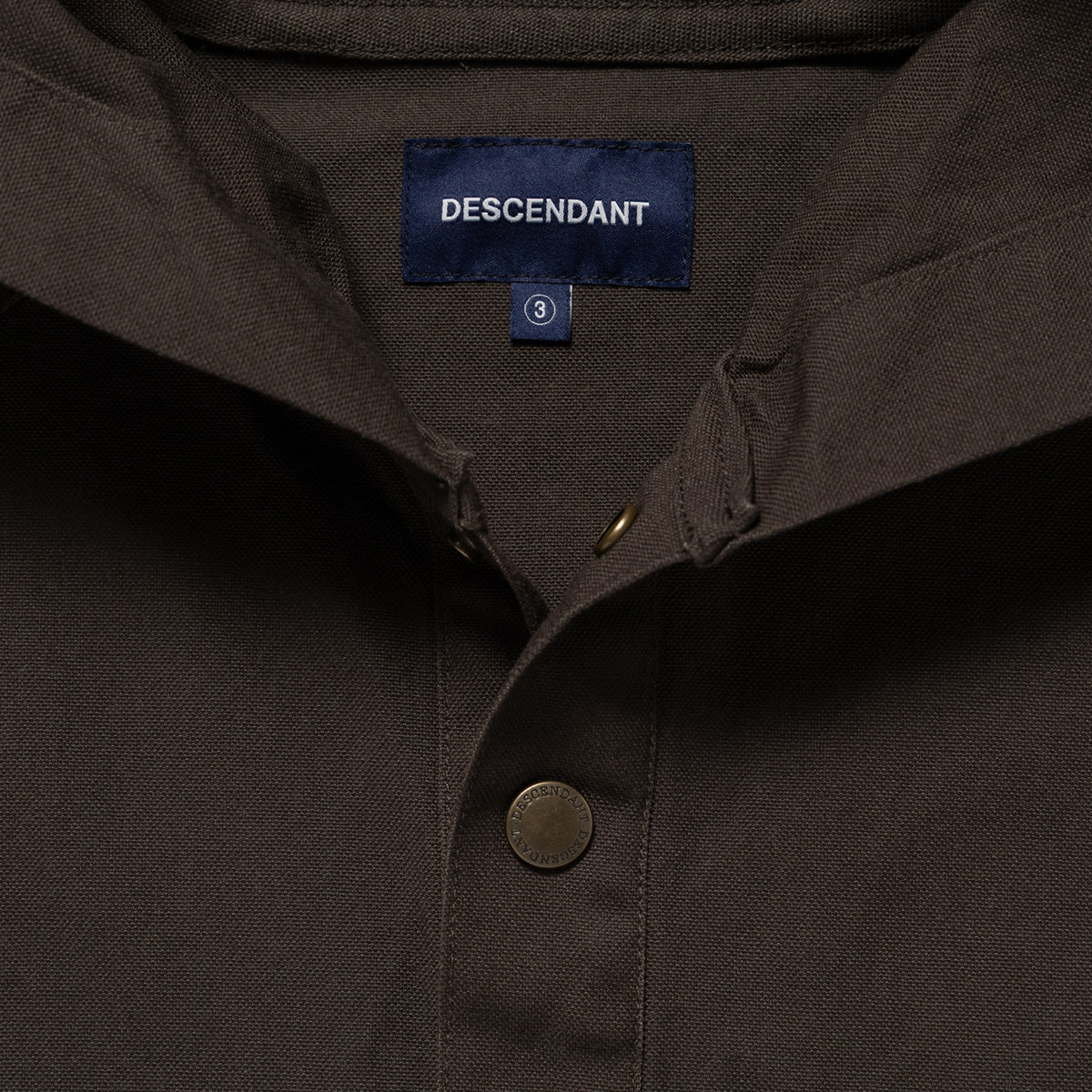 25AW ディセンダント　MOLE HOODED LS SHIRT MOLE HOODED LS SHIRT – DESCENDANT