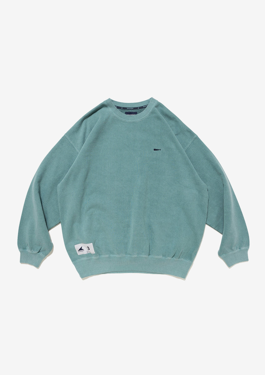 PE CREW NECK PIGMENT DYE – DESCENDANT KYOTO（ディセンダント京都）