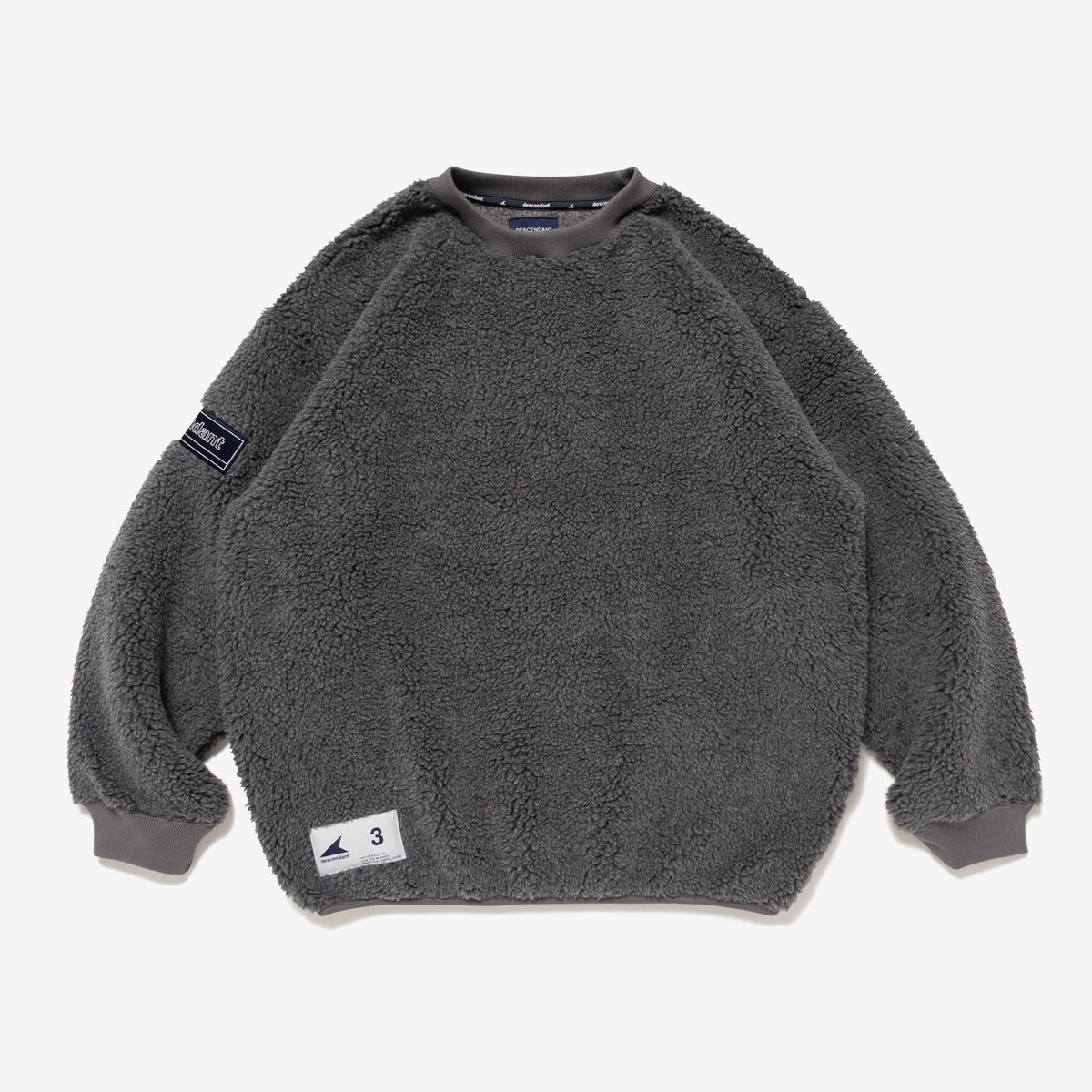 DESCENDANT DIRT CREW NECK　3サイズ DESCENDANT/DIRT CREW NECK (NAVY)