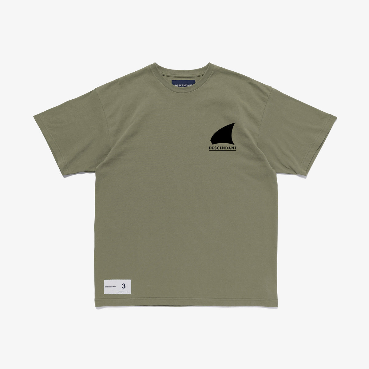 DESCENDANT GENNAKER SS Tシャツ オリーブドラブ GENNAKER SS – DESCENDANT KYOTO（ディセンダント京都）