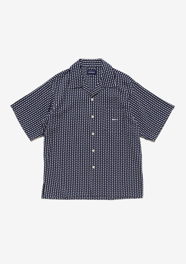 PIER OPEN COLLAR TEXTILE SS SHIRT