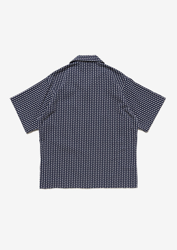 PIER OPEN COLLAR TEXTILE SS SHIRT