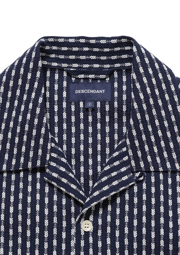 PIER OPEN COLLAR TEXTILE SS SHIRT