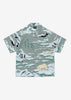 EDGD OPEN COLLAR TEXTILE SS SHIRT