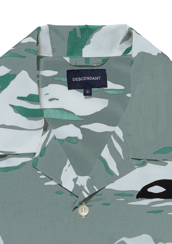 EDGD OPEN COLLAR TEXTILE SS SHIRT