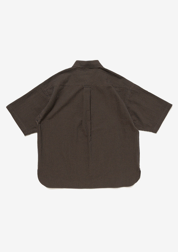 VOIL PULLOVER PLAID SS SHIRT