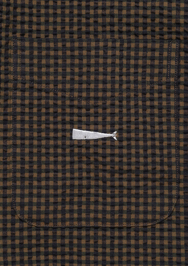 VOIL PULLOVER PLAID SS SHIRT