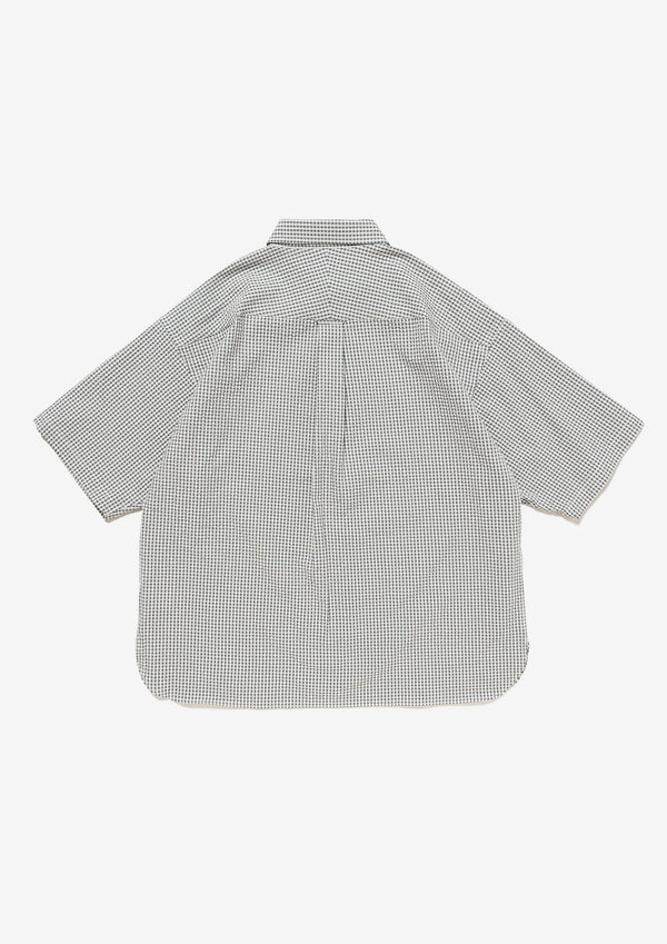 VOIL PULLOVER PLAID SS SHIRT