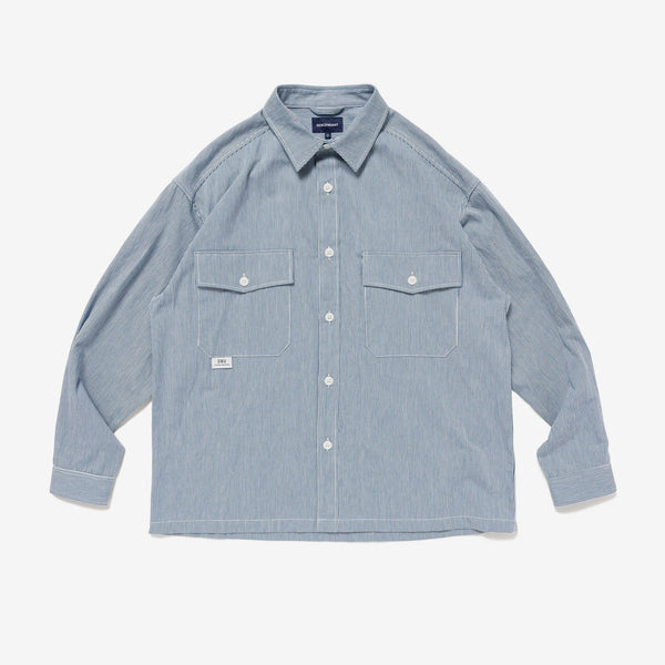 MINE HICKORY STRIPE LS SHIRT