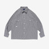 MINE HICKORY STRIPE LS SHIRT