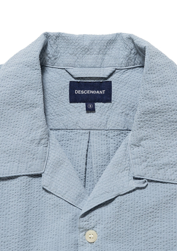 S WIND OPEN COLLAR SEERSUCKER SS SHIRT