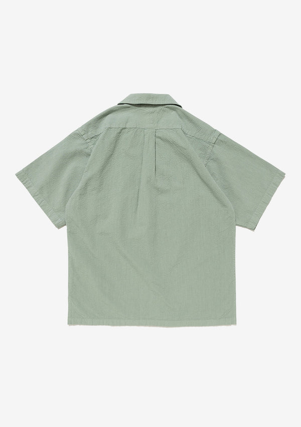 S WIND OPEN COLLAR SEERSUCKER SS SHIRT