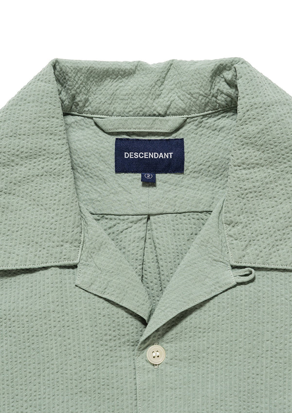 S WIND OPEN COLLAR SEERSUCKER SS SHIRT