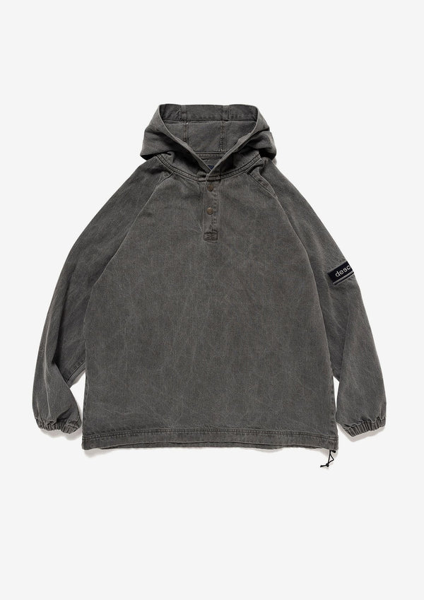 MOLE HOODED LS SHIRT PIGMENT DYE
