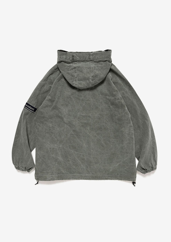 MOLE HOODED LS SHIRT PIGMENT DYE