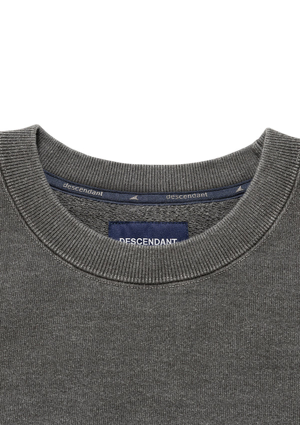 PE CREW NECK PIGMENT DYE – DESCENDANT KYOTO（ディセンダント京都）