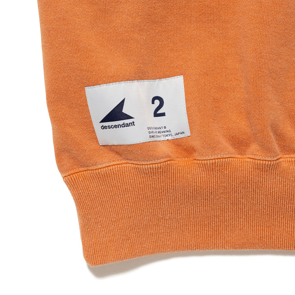 CETUS CREW NECK PIGMENT DYE