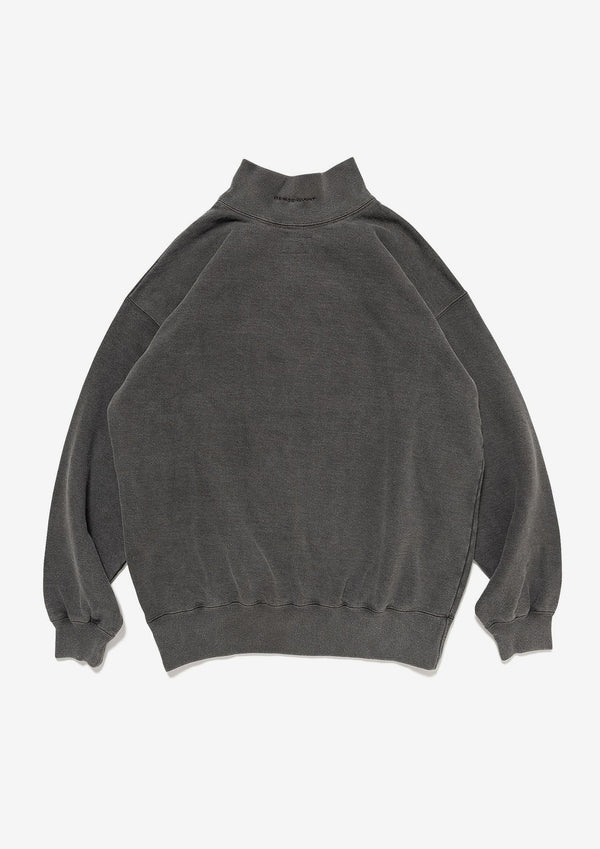 SPUR MOCK NECK PIGMENT DYE