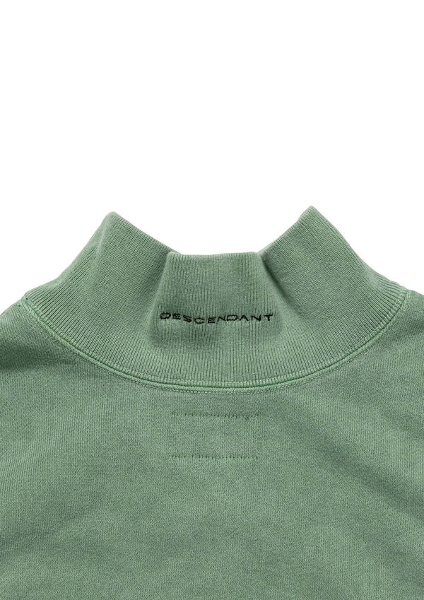 SPUR MOCK NECK PIGMENT DYE