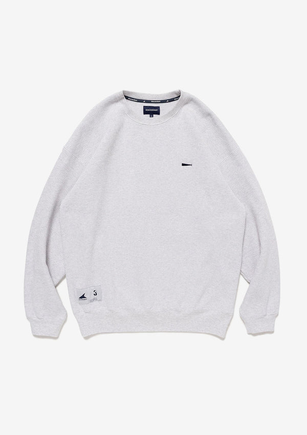 GAUFRE WAFFLE CREW NECK