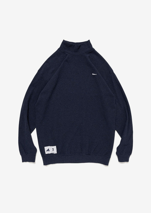 TORTOISE MOCK NECK LS