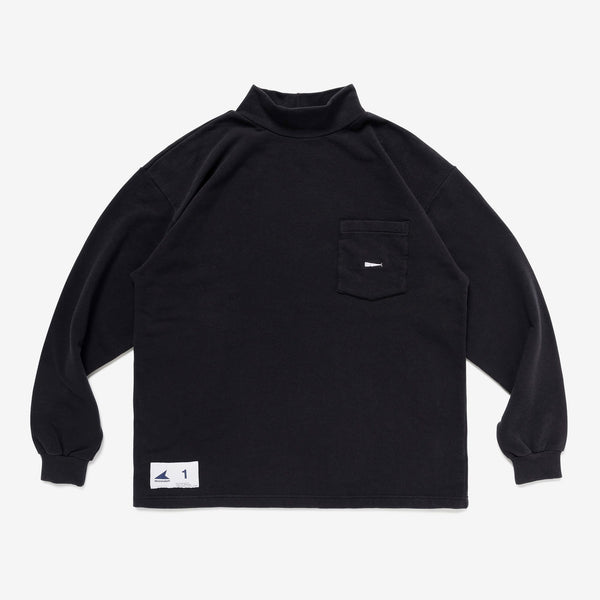 TORTOISE MOCK NECK LS