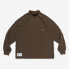TORTOISE MOCK NECK LS