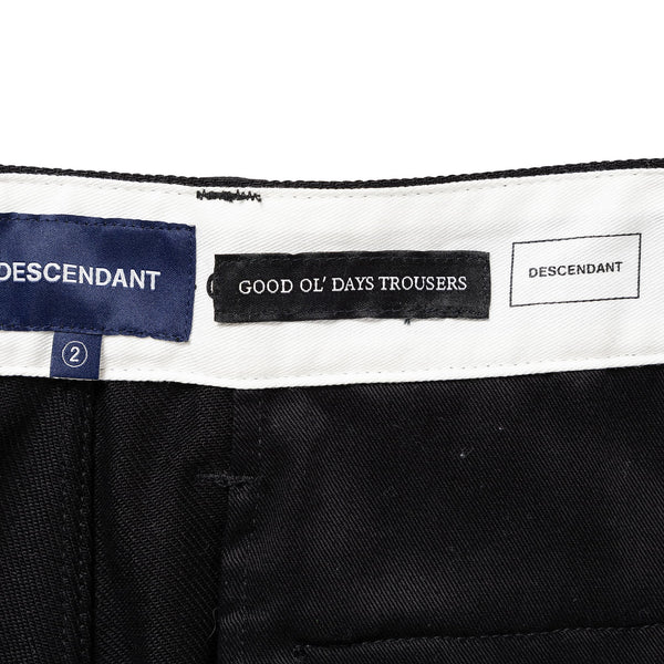 DC-6 GDT ORGANIC COTTON TWILL TROUSERS