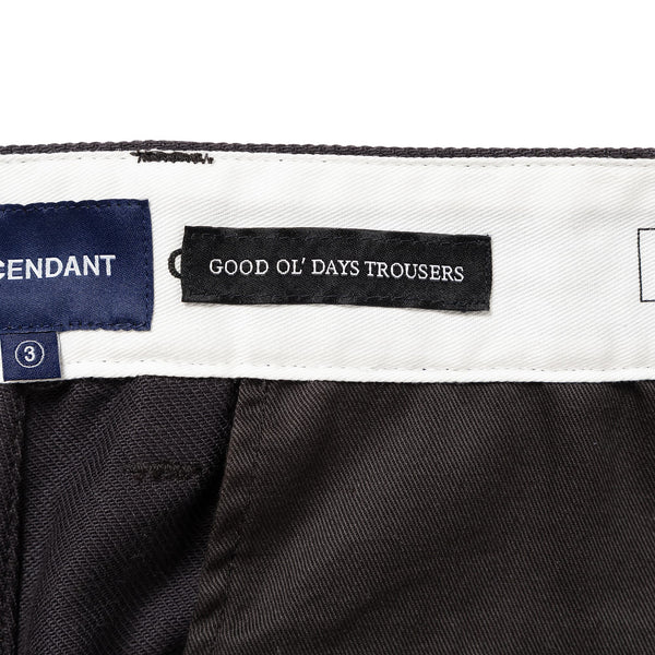 DC-6 GDT ORGANIC COTTON TWILL TROUSERS