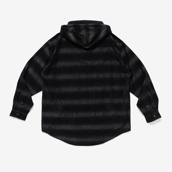 MULE HOODED STRIPE LS SHIRT