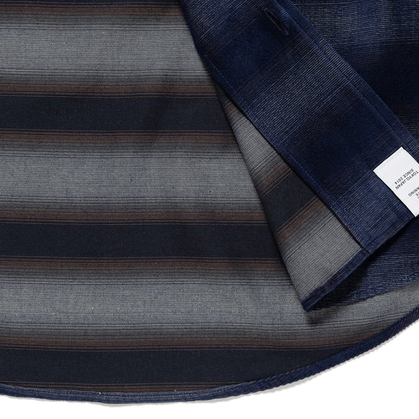 MULE HOODED STRIPE LS SHIRT