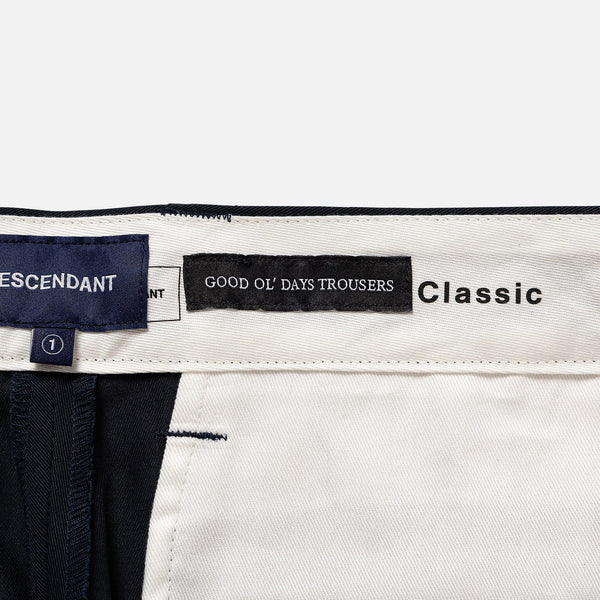 DESCENDANT DC-6 GDT TWILL TROUSERS 241TQDS-PTM03-NY