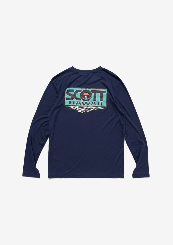 FLUKE UP RUSHGUARD LS SCOTT HAWAII (KIDS)