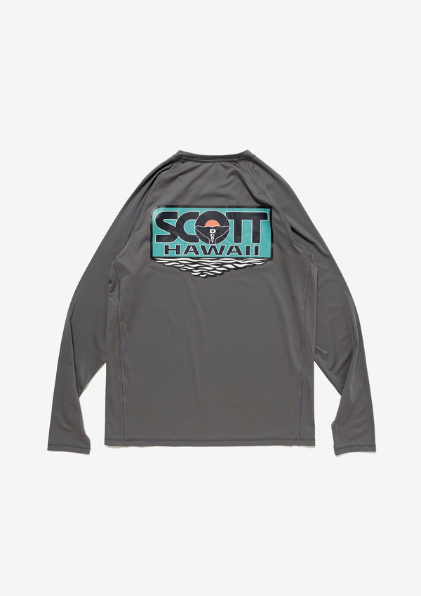 FLUKE UP RUSHGUARD LS SCOTT HAWAII