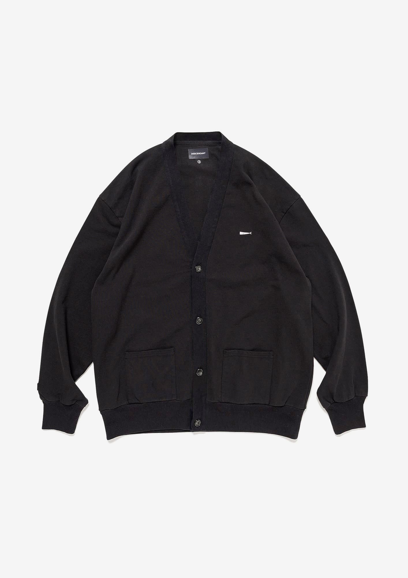 ディセンダント　シャツ　ジャケット　　ノーカラー　パイピング　グレー　美品 DESCENDANT KYOTO （ディセンダント京都）